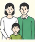 家族のイラスト
